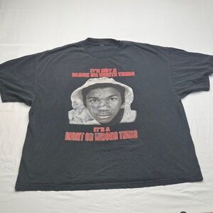 2012 Trayvon Martin RIP memorial tribute with Obama quote shirt size 3XL 3x